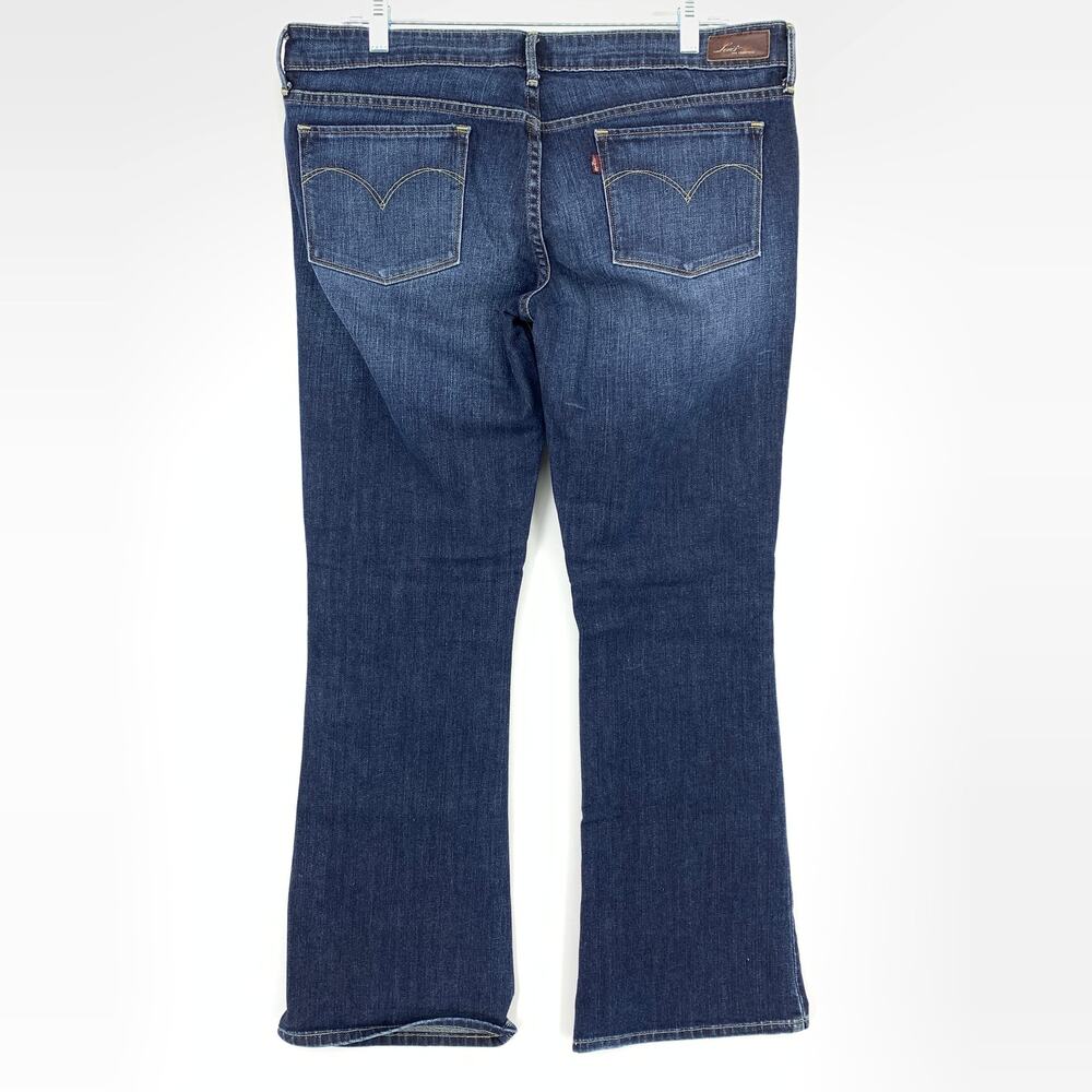 Levi's Slight Curve Skinny Boot Jeans Womens Size 32 X 30 Medium Wash Low Rise - Picture 2 of 7